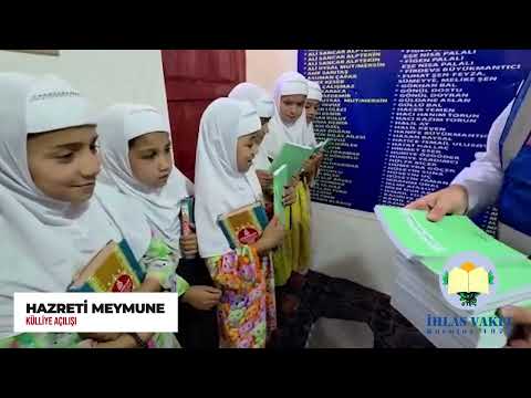 Hazreti Meymune (Radıyallahu Anha) Külliyesi Açılışı / Su Kuyusu - Şadırvan ve Medrese