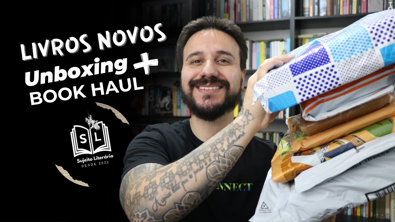 Primeiro unboxing/book haul de 2025