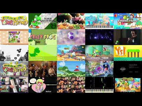 Yoshi's Island: Athletic Theme but It's a Mashup Of +25 Versions🦖🥚