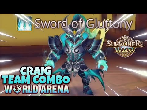 Craig Team Combo in World Arena - Summoners War