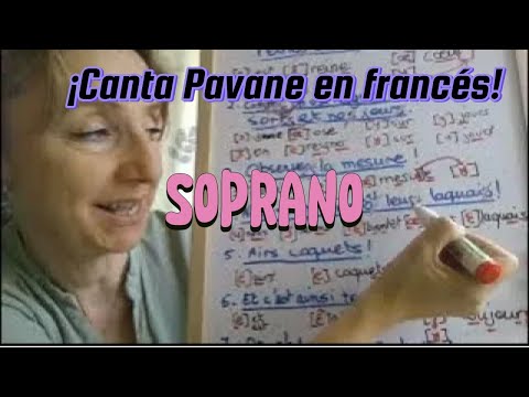 Pavane (Fauré) - Soprano - Pronunciación para hispanohablantes