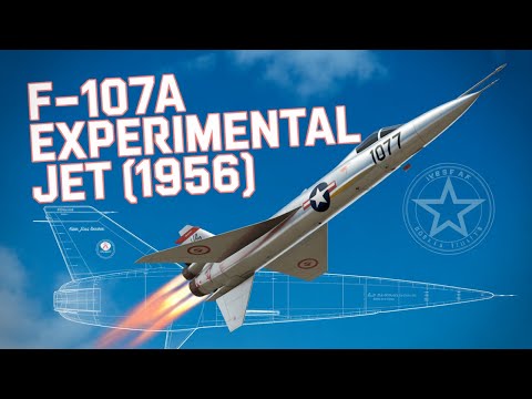 F-107A Experimental Jet Documentary (1956) | Rare North American Test Footage