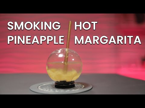 Pineapple Margarita with The Homia Smoking Gun