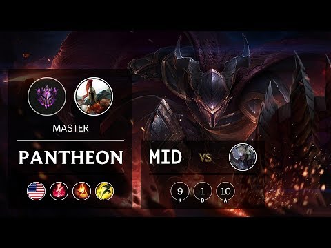 Pantheon Mid vs Diana - NA Master Patch 9.6