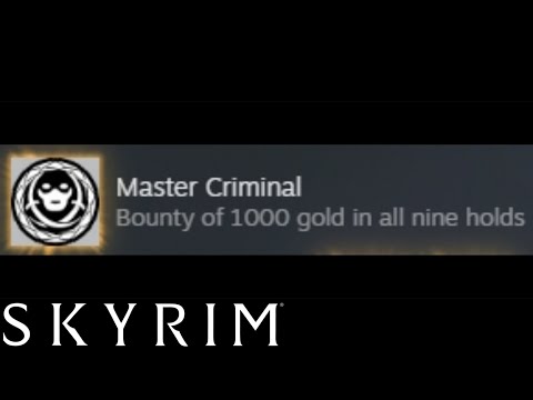 The Easiest Way to Get the Master Criminal Achievement in Skyrim