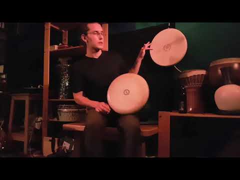 Clay Darbuka / Doholla lesson with Simon Tressin - how to practice the kick sound