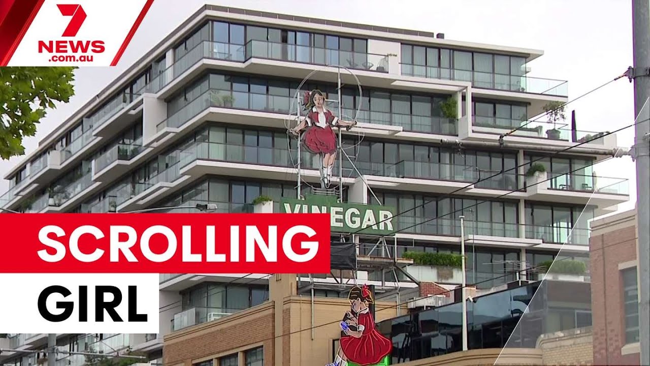 Iconic skipping girl replaced to combat screen time | 7NEWS