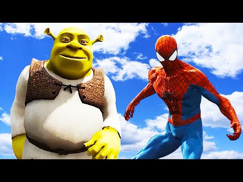 SPIDER-MAN VS SHREK - EPIC BATTLE