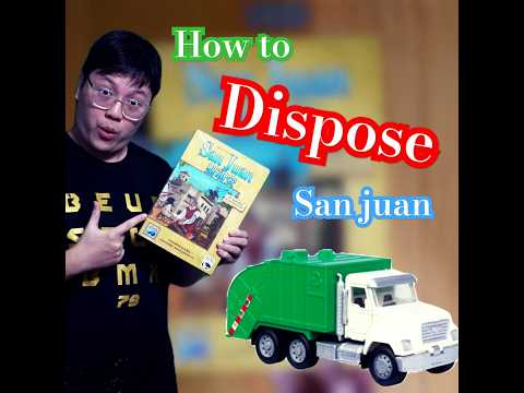 How to properly dispose of San Juan or other (legacy) board games? #Recycling #BoardGames