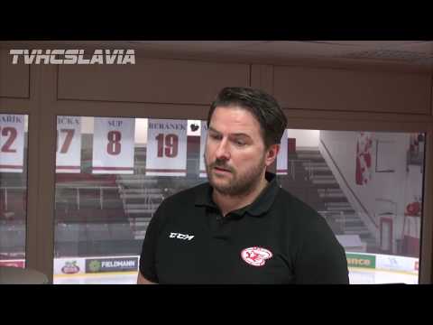 Tisková konference po utkání s Havířovem (Jan Srdínko, Patrik Rimmel)