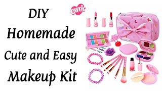 DIY cute make-up kit at home/paper makeup set /DIY /How to make cute makeup set /Homemade makeup set