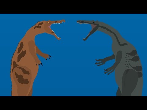 Baryonyx vs Suchomimus - Sticknodes