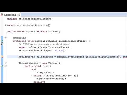 DEVELOPPER SOUS ANDROID 22 Ajout de fichier audio