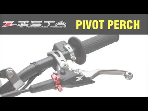 Zeta Aluminum 3 Finger Pivot Clutch Perch Lever Blue 2