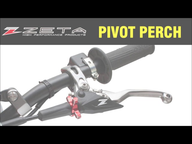 Zeta Aluminum 4 Finger Pivot Clutch Perch Lever Blue 2