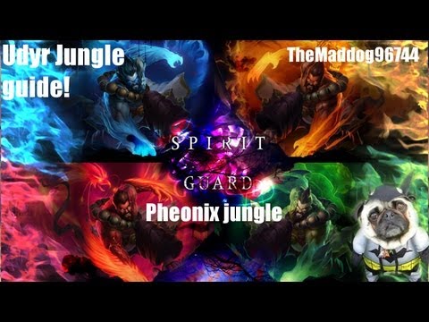 Ultimate Guide To Beasting! Spirit Guard Udyr Phoenix Stance Jungle Guide W/ TheMaddog96744!