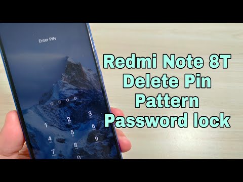 Hard Reset Xiaomi Redmi Note 8T (M1908C3XG). Remove Pin, Pattern, Password lock.