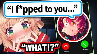 Dwunk Marine Calls Ui-Mama During Stream and Gets Completely Unhinged and Cute【Hololive】