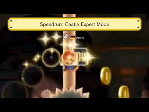 Super Mario Maker -Part 206- Speedrun: Castle Expert Mode By: Jenny