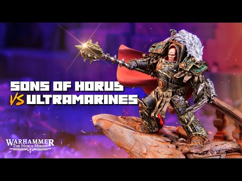 Sons of Horus vs Ultramarines - A LIVE Horus Heresy Battle Report