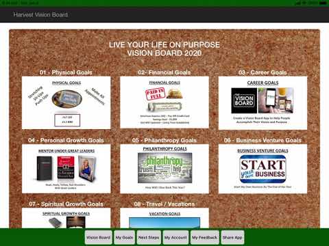 Harvest Vision Board - Focused Video