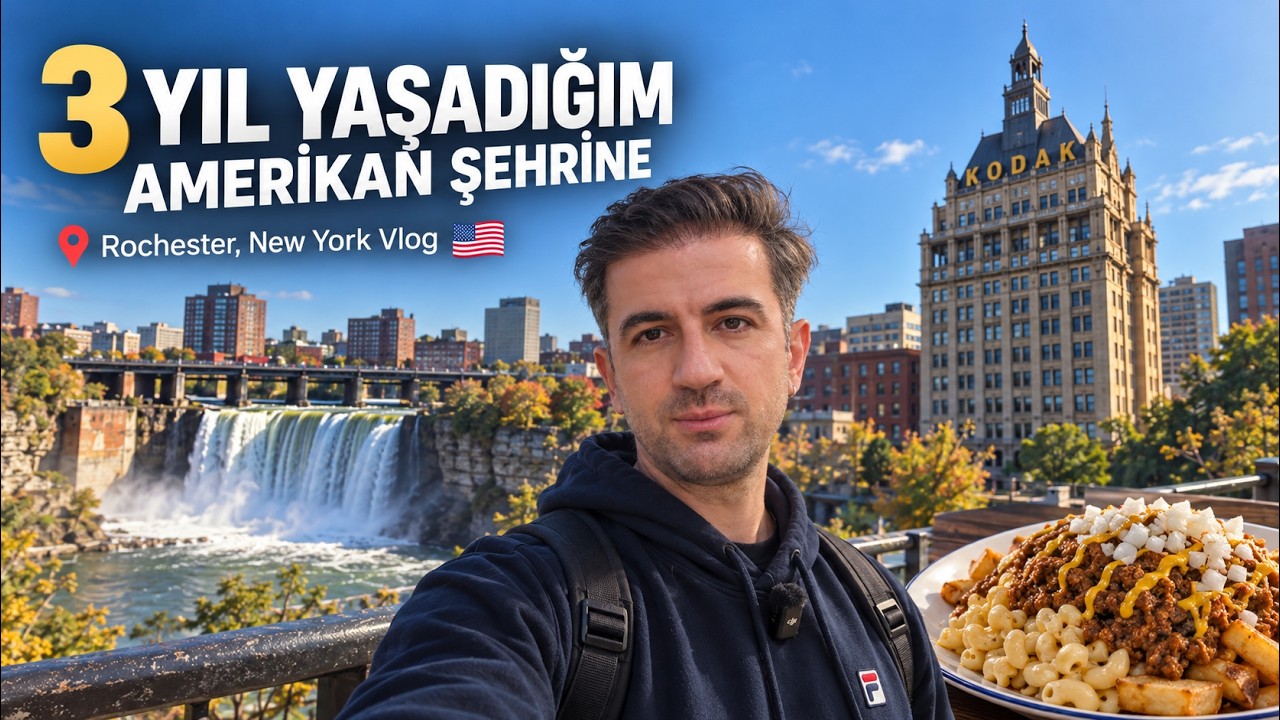 3 Yıl Yaşadığım Amerikan Şehrine Yıllar Sonra Geri Döndüm! 🇺🇸 - Rochester New York Vlog