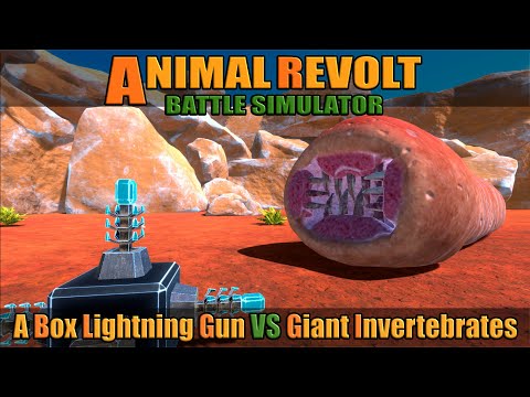 A BOX Lightning Gun vs Giant Invertebrates - Animal Revolt Battle Simulator
