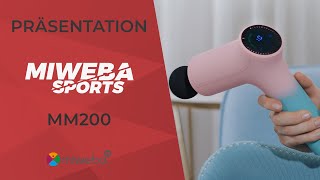 Massagepistole MM200 - Wunderwaffe bei Verspannungen | Warm-Up & Cool-Down | Miweba Sports