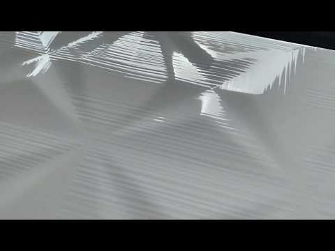 Płytka ścienna dekor MODERN LINES white structure glossy 25x75 gat. II