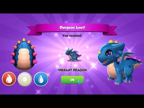 Hatching Vibrant Dragon ❔ | Dragon mania legends |