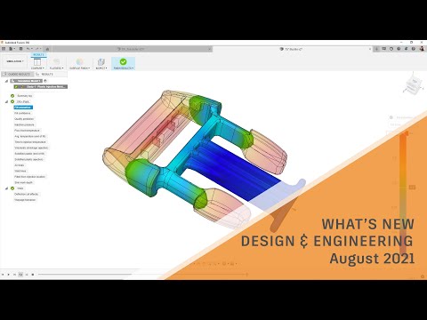 What's New in Fusion 360 Design & Engineering August 2021