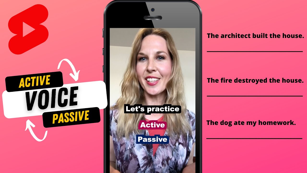 Active and Passive Voice In English | ONE MINUTE ENGLISH LESSON
