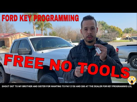 HOW TO Program New Key fob Ford F150 2009 2010 2011 2012 2013 2014 DIY FREEE  No Tools NEEDED😍