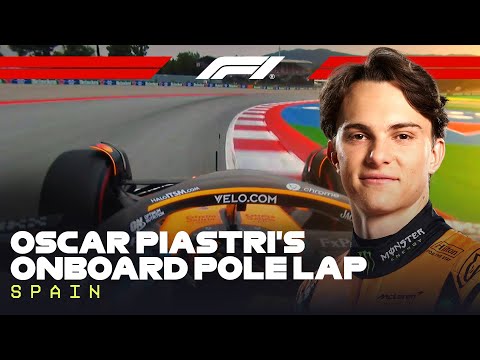 Oscar Piastri's Pole Lap | 2025 Spanish Grand Prix | Pirelli