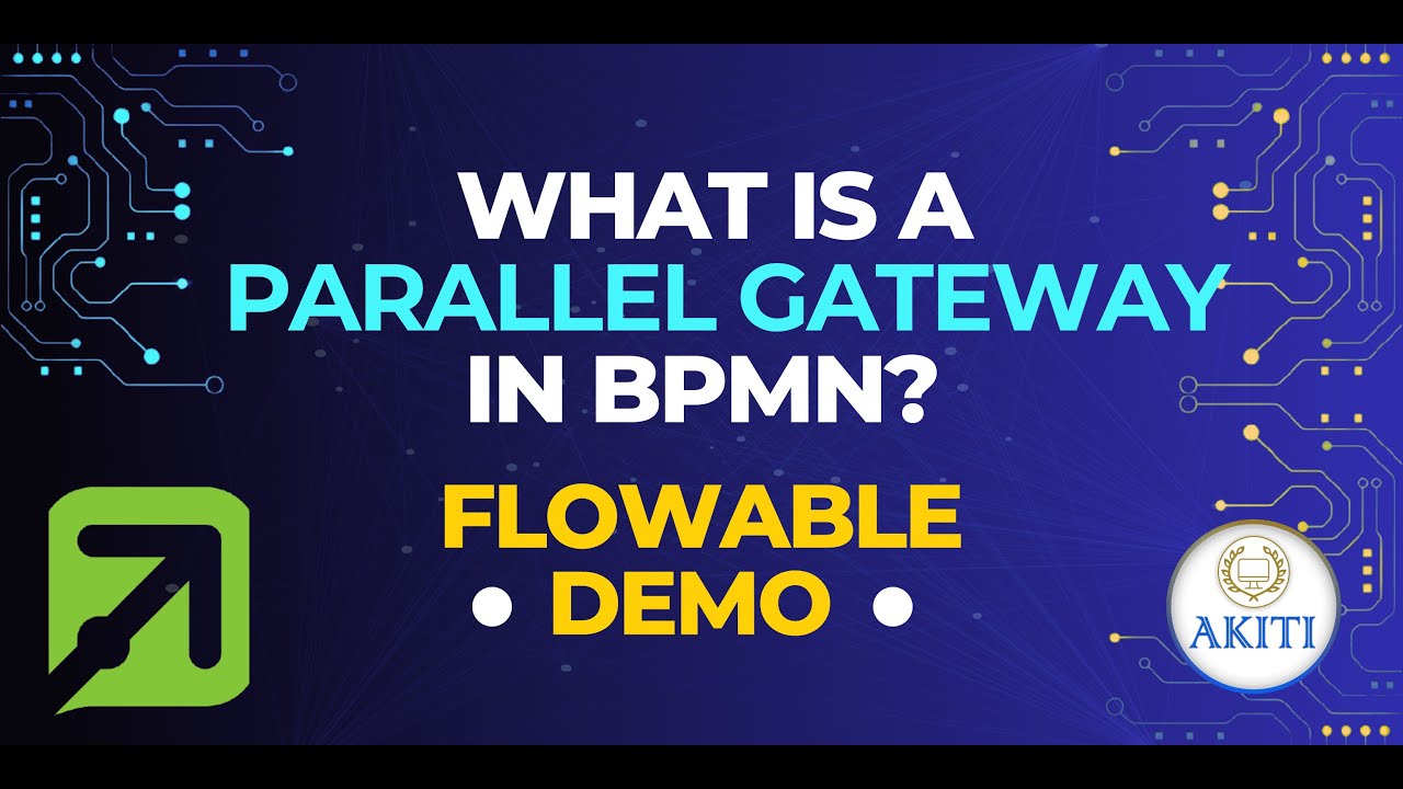 Flowable BPMN Tutorial – Understanding Parallel Gateway with Live Demo
