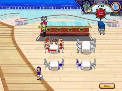 Let's Play Diner Dash: Flo On The Go 02 - Tourists in the Dark