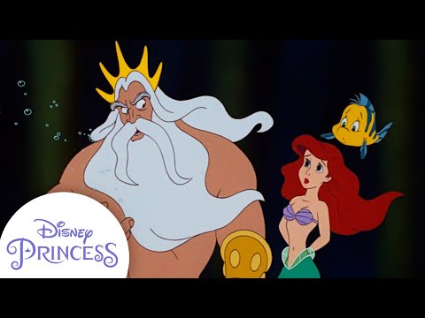 King Triton Warns Ariel | The Little Mermaid | Disney Princess