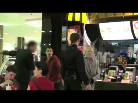 Ronald McDonald Attacks Senior Customer (Gone Wild)