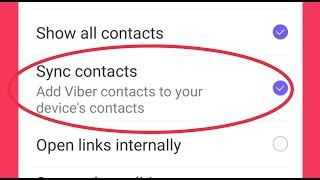 How To Sync Contacts in Viber