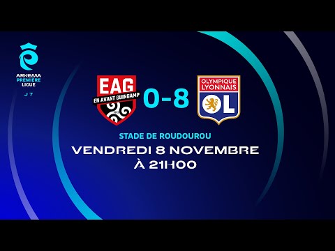 J7 : Guingamp – Ol. Lyonnais (0-8), le résumé