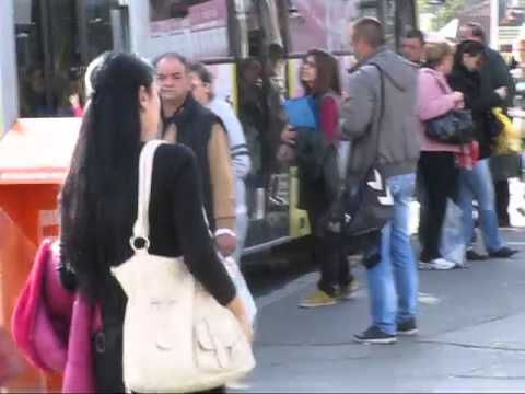 Belgrade Zeleni Venac square womens fashion footage 009