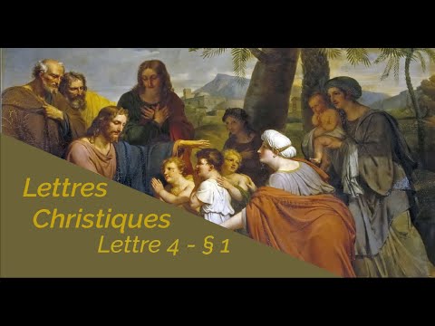 Lettres Christiques - Lettres du Christ 4e - Chapitre 1