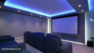 Bespoke Home Cinema with Automated Blinds and Control4 Automation