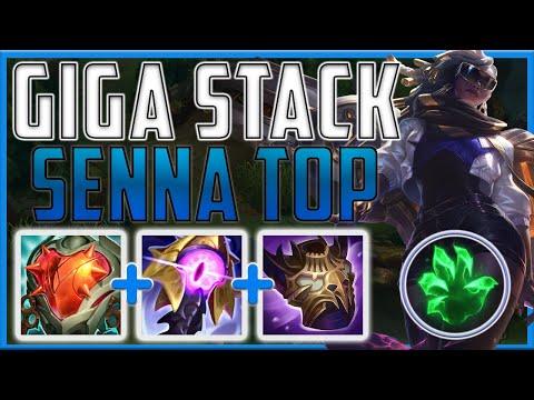 Creating a SUPER STACKING monster with this Senna build!! - Senna Top | Season 14 LoL