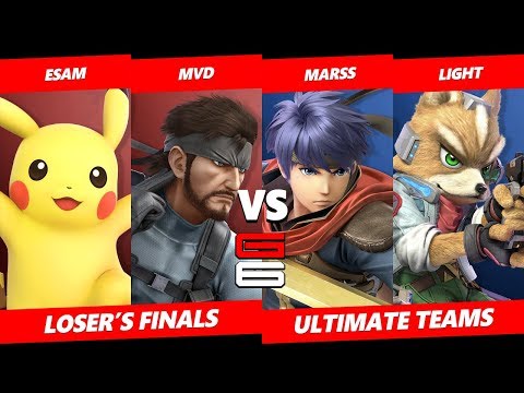 Genesis 6 SSBU Teams - ESAM & MVD VS Light & Marss - Smash Ultimate Teams LF
