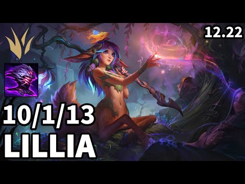 Lillia Jungle vs Viego - KR Master | Patch 12.22