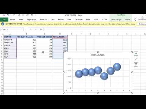 Easy way to create a chart for non adjacent columns