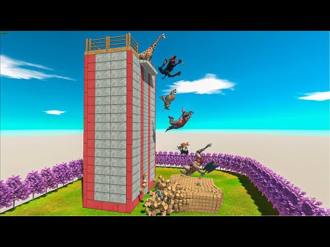 🔥ALL UNITS FALL INTO QUICKSAND TRAP - Animal Revolt Battle Simulator