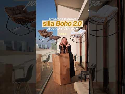 Ver video de Sillon Mecedor Boho 2.0 INCLUYE REPOSA PIES