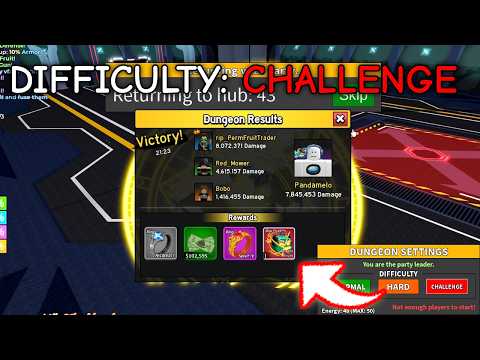 OMGG!!..I Completed HARDEST Difficulty in Dungeon Update! (INSANE REWARDS) Blox Fruits